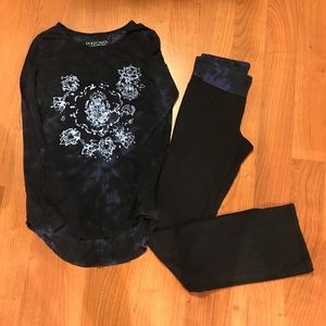 Earth Yoga Matching Top/Bottom Set - Size Small